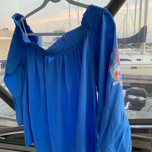 ⚓️Lilly Pulitzer⚓️off the shoulder top - Picture 4 of 7